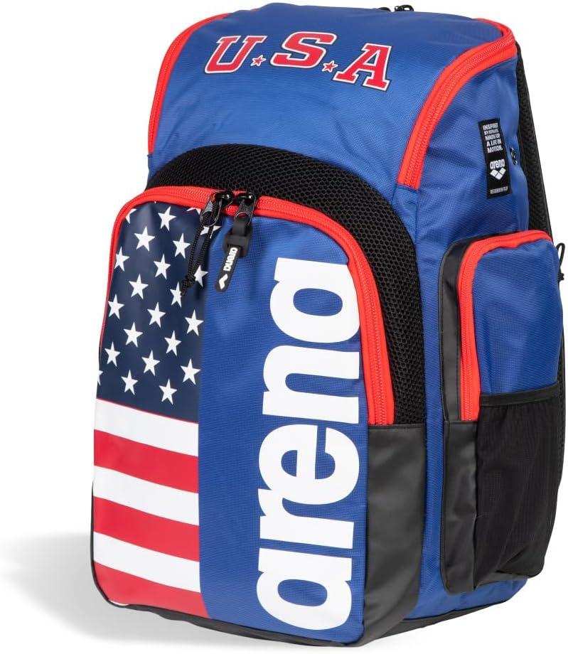 imageArena Spiky III Backpack 35 Unisex Travel Gym Rucksack for Men and Women Training Gear Equipment Bag for Swimmers 35 LitersUS Team