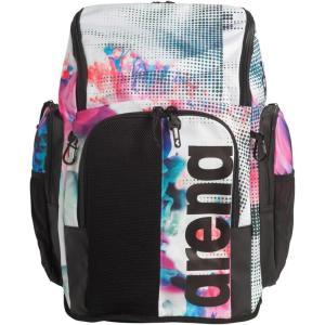 ARENA Spiky III Backpack 45 Swimming Athlete Sports Gym Rucksack Large Training Gear Equipment Swim Bag for Men and Women, 45 Liters, Green(Air Brush)