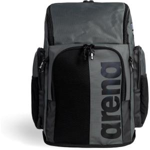 ARENA Spiky III Backpack 45 Swimming Athlete Sports Gym Rucksack Large Training Gear Equipment Swim Bag for Men and Women, 45 Liters, Green(Anthracite)