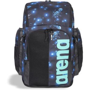 ARENA Spiky III Backpack 45 Swimming Athlete Sports Gym Rucksack Large Training Gear Equipment Swim Bag for Men and Women, 45 Liters, Green(Aqua)