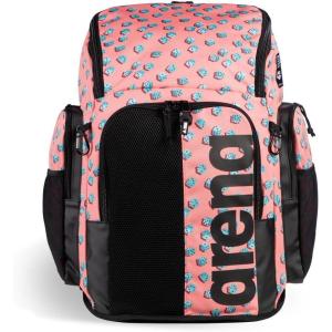 ARENA Spiky III Backpack 45 Swimming Athlete Sports Gym Rucksack Large Training Gear Equipment Swim Bag for Men and Women, 45 Liters, Green(Dices)