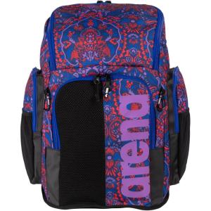 ARENA Spiky III Backpack 45 Swimming Athlete Sports Gym Rucksack Large Training Gear Equipment Swim Bag for Men and Women, 45 Liters, Green(Lydia Tapestry)