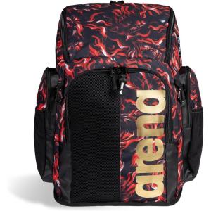 ARENA Spiky III Backpack 45 Swimming Athlete Sports Gym Rucksack Large Training Gear Equipment Swim Bag for Men and Women, 45 Liters, Green(Multi/Black)