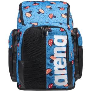 ARENA Spiky III Backpack 45 Swimming Athlete Sports Gym Rucksack Large Training Gear Equipment Swim Bag for Men and Women, 45 Liters, Green(Mushrooms)