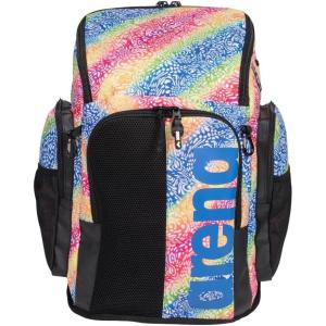 ARENA Spiky III Backpack 45 Swimming Athlete Sports Gym Rucksack Large Training Gear Equipment Swim Bag for Men and Women, 45 Liters, Green(Pride)