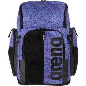 ARENA Spiky III Backpack 45 Swimming Athlete Sports Gym Rucksack Large Training Gear Equipment Swim Bag for Men and Women, 45 Liters, Green(Simone Animalier)