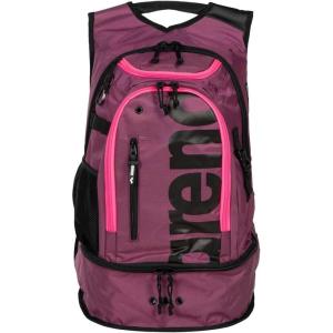 ARENA Unisex Adult Fastpack 3.0 Swimming Athlete Sports Backpack for Swimming Training Gear Gym Bag for Men and Women, 40 Liters, Plum/Neon Pink