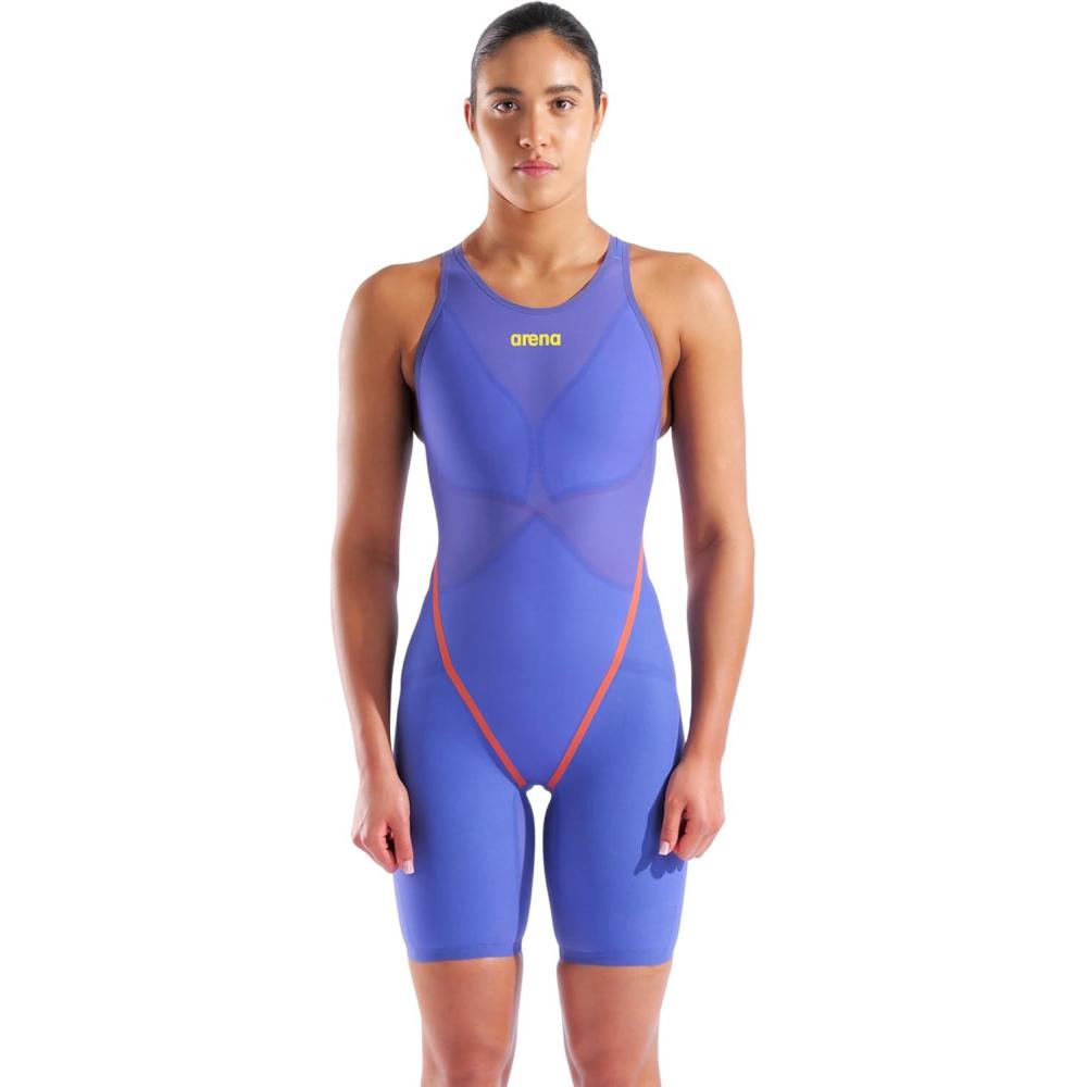 imageARENA Womens Standard ClosedBack Powerskin Carbon Glide Kneeskin Racing SuitFuture DuskCoral