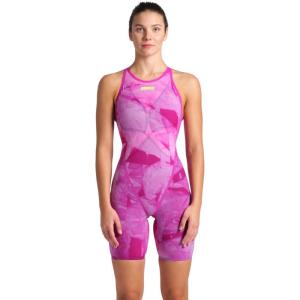 ARENA Women’s Standard Closed-Back Powerskin Carbon Glide Kneeskin Racing Suit(Ciclamyn Pink)