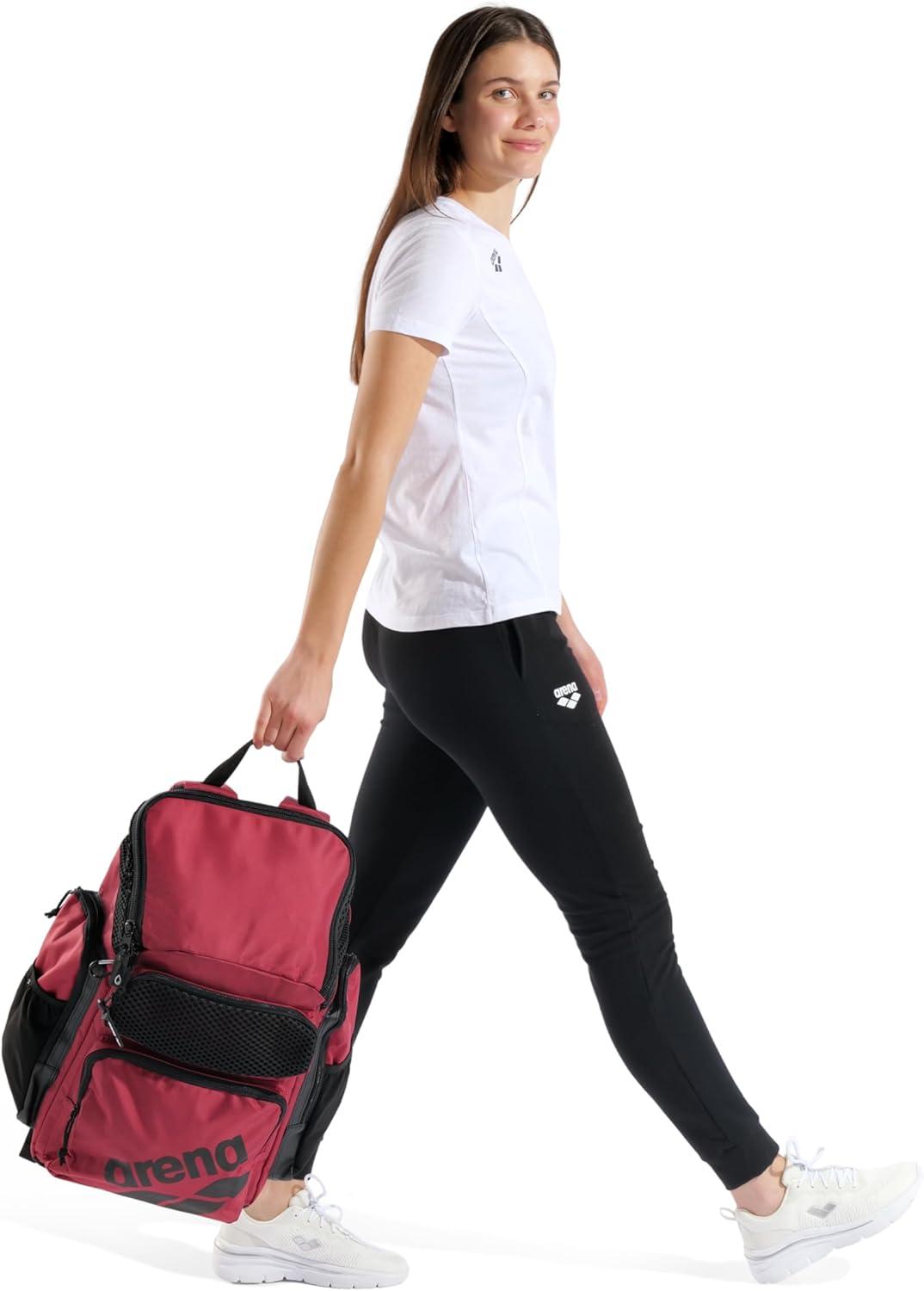 imageArena One Go Swim Sports Backpack Travel Large Size Athletes Equipment Bag 45 LitersCrimson