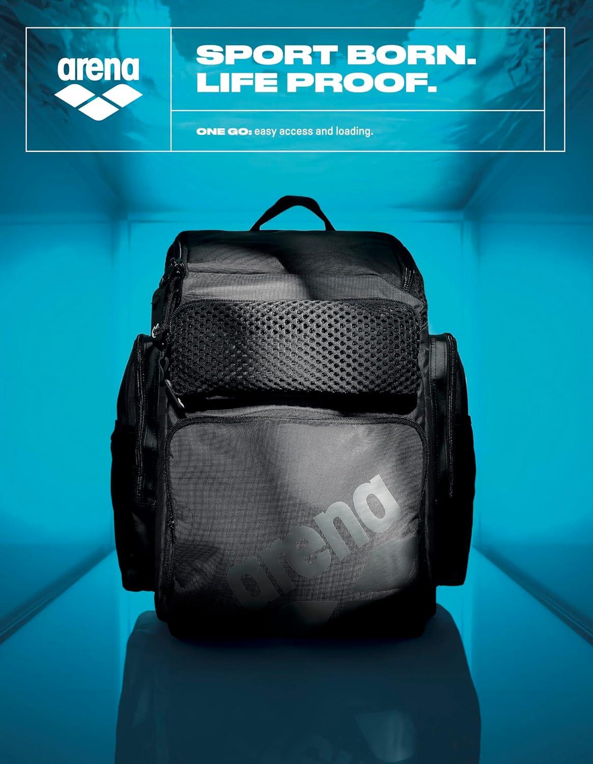 imageArena One Go Swim Sports Backpack Travel Large Size Athletes Equipment Bag 45 LitersCrimson