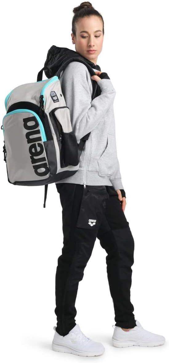 imageArena Spiky III Backpack 35 Unisex Travel Gym Rucksack for Men and Women Training Gear Equipment Bag for Swimmers 35 LitersIceSky