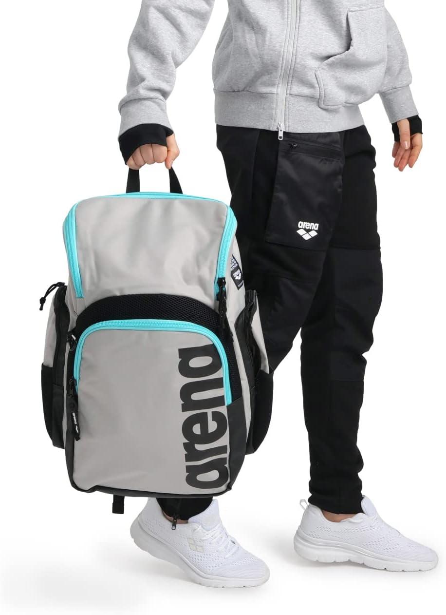 imageArena Spiky III Backpack 35 Unisex Travel Gym Rucksack for Men and Women Training Gear Equipment Bag for Swimmers 35 LitersIceSky