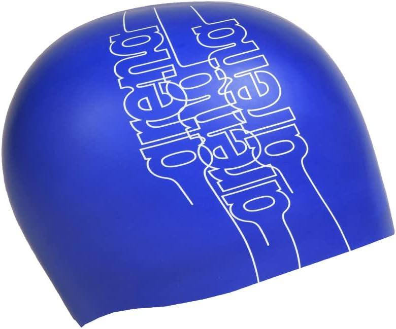 imageArena Unisex Adult Reversible Swim Cap Men and Women 2in1 Durable Silicone Bathing Cap Waterproof Comfortable Fit One SizeBeach Vibes