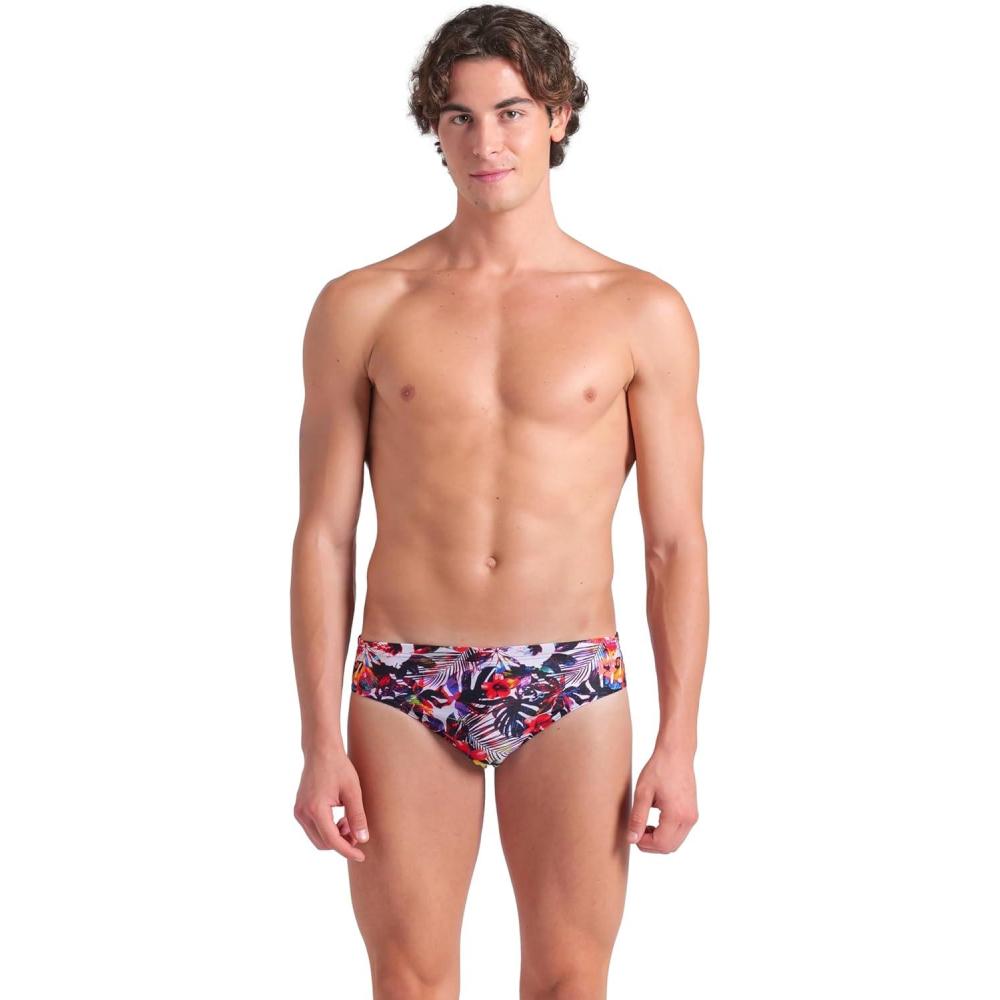 imageARENA Mens Performance Belize Swim Briefs Athletic Swimsuit Training Bathing SuitBlack Multi