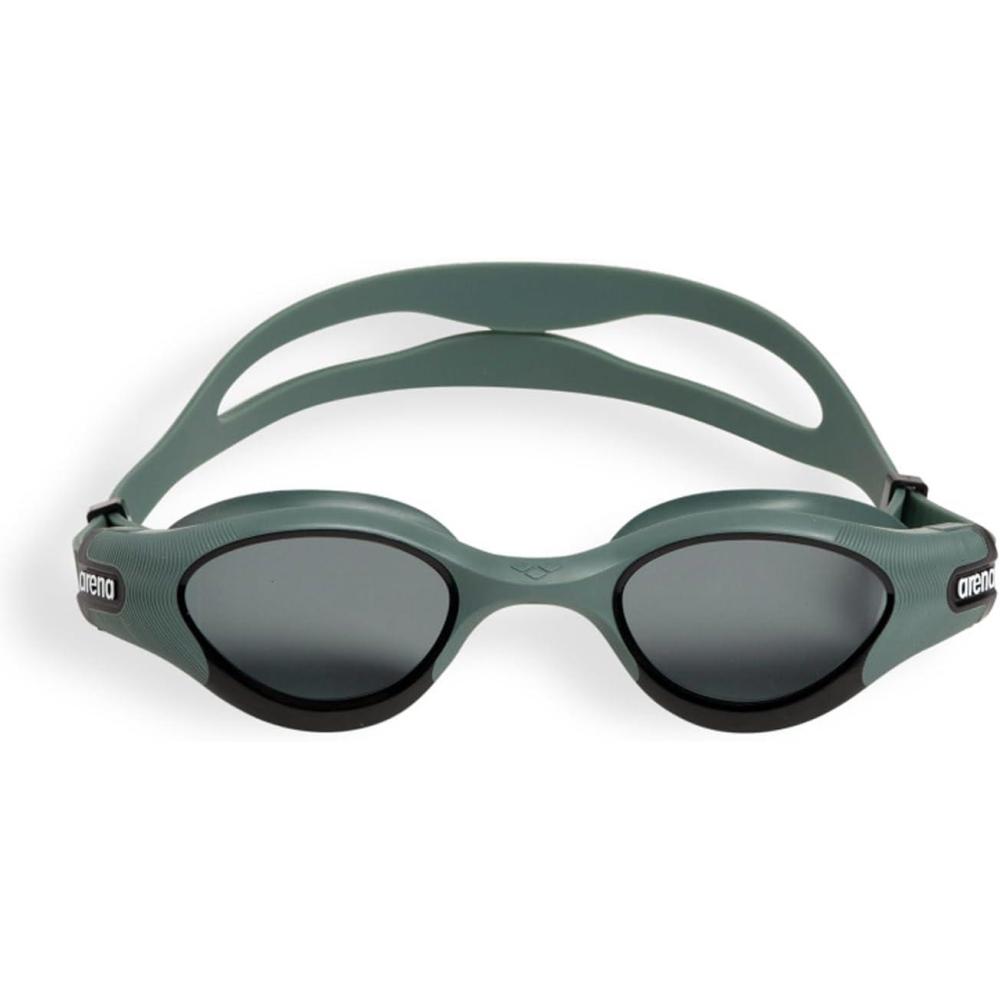 imageARENA Unisex Adult The One Plus Swim Goggles Watertight Fit OrbitProof Seals AntiFog Coating Fitness Swimmers TriathletesSmokeSage