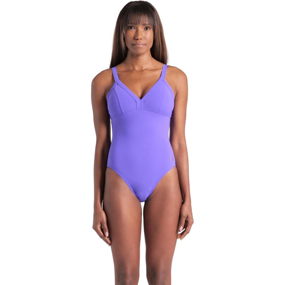 imageARENA Womens Lara Shapewear Soft Curve Back B Cup One Piece SwimsuitViolet