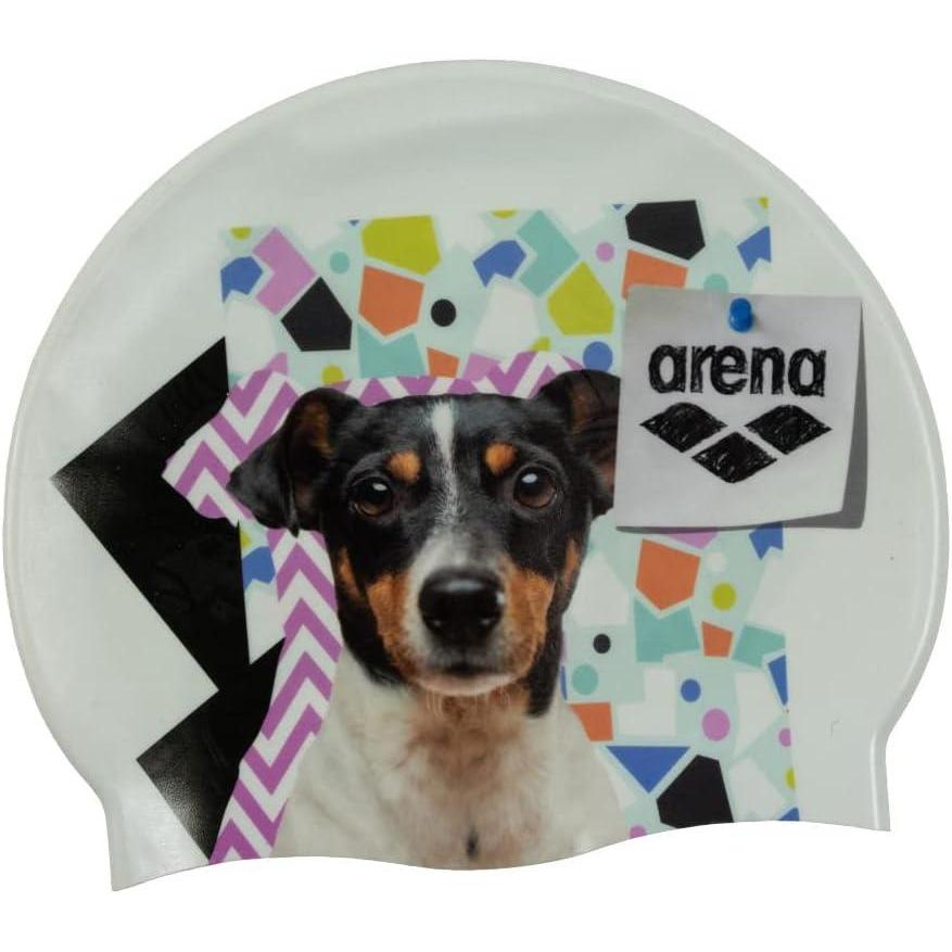 imageArena HD Unisex Adult Elastic Silicone Swim Cap for Men and Women Fitness Swimming Gear Soft and Stretchy Pool Bathing CapAragon