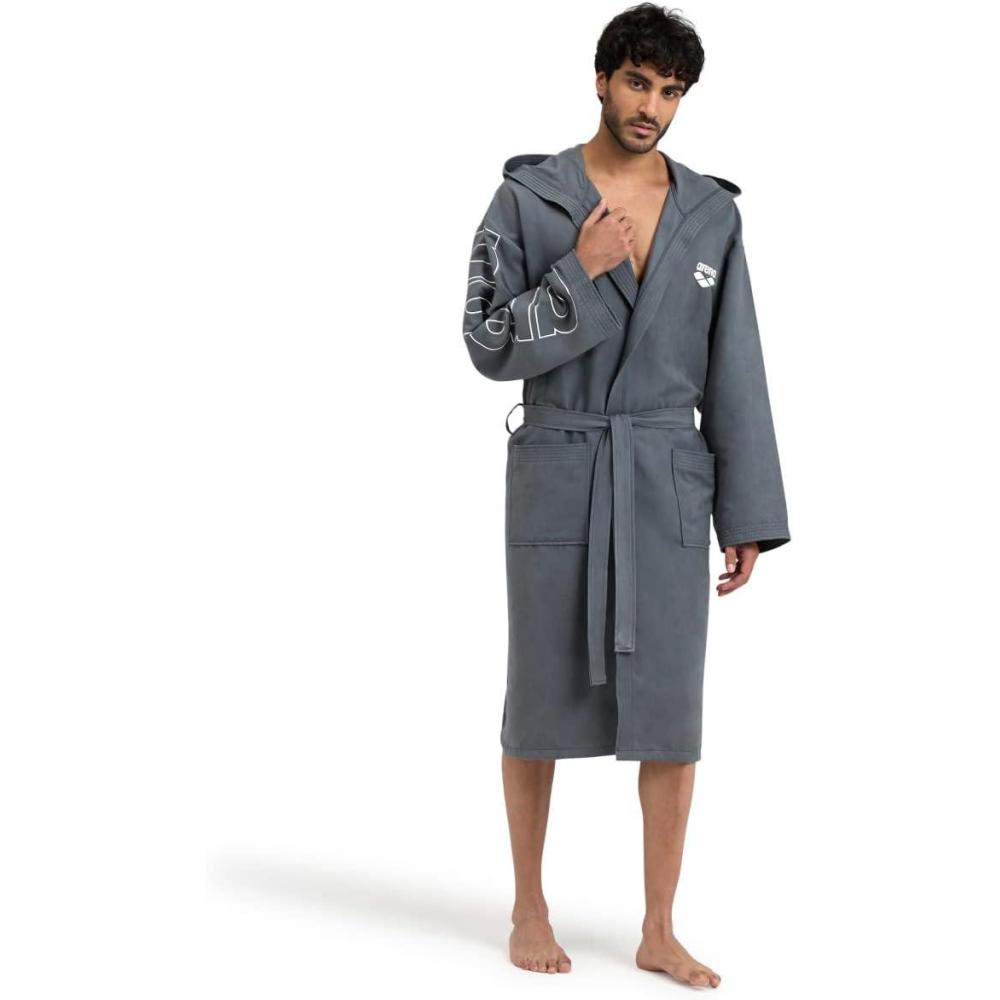 imageArena Unisex Core Soft Robe BathrobeGreywhite