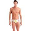imageARENA Mens Performance Mens in The Wild Swim Brief Sports Swimwear Bathing SuitWhite Multi