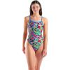 imageArena Womens Arena Performance Womens Iguanas Challenge Back Swimsuit Sports Bathing SuitMulticolorBlue River