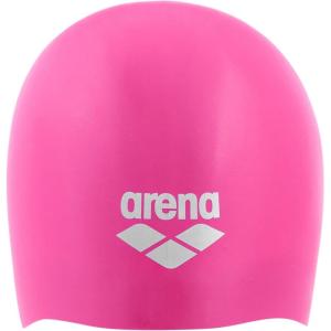 Arena Arena Unisex Long Hair Swim Cap(Shocking Pink/White)