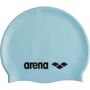 Arena Classic Unisex Soft Silicone Swim Cap for Women and Men, Intensive Training Comfortable Non-Slip Long Hair Swimming Hat(Pastel Blue)