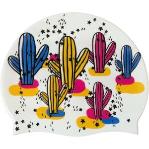 Arena HD Unisex Adult Elastic Silicone Swim Cap for Men and Women, Fitness Swimming Gear Soft and Stretchy Pool Bathing Cap(Arena Desert)