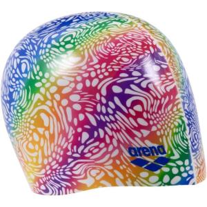 Arena HD Unisex Adult Elastic Silicone Swim Cap for Men and Women, Fitness Swimming Gear Soft and Stretchy Pool Bathing Cap(Pride)