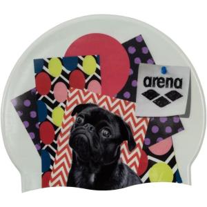 Arena HD Unisex Adult Elastic Silicone Swim Cap for Men and Women, Fitness Swimming Gear Soft and Stretchy Pool Bathing Cap(Ubie)