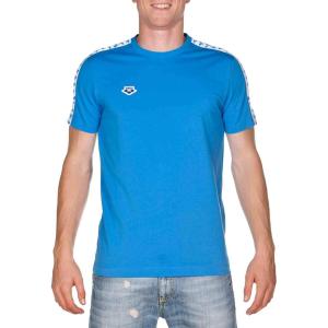 Arena Mens Arena Men’s Team T-Shirt 100% Cotton Slim Fit Short Sleeve Casual Athletic Wear(Roy/White/Logo)