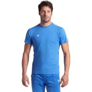 Arena Mens Arena Men’s Team T-Shirt 100% Cotton Slim Fit Short Sleeve Casual Athletic Wear(Roy/White/Roy)