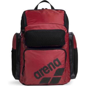 Arena One Go Swim Sports Backpack Travel Large Size Athletes Equipment Bag 45 Liters(Crimson)