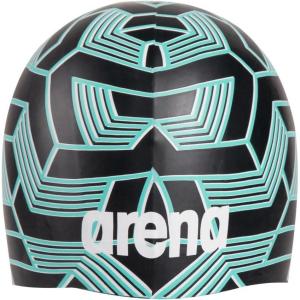 Arena Unisex Adult Poolish Molded Silicone Swim Cap for Intensive Training and Swimming Comfortable Elastic Fit, One Size(Escape)