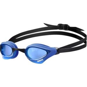 Arena Unisex Cobra Core Swipe Anti-Fog Racing Swim Goggles for Men and Women Polycarbonate Mirror/Non-Mirror Lens(Blue/Blue/Black)