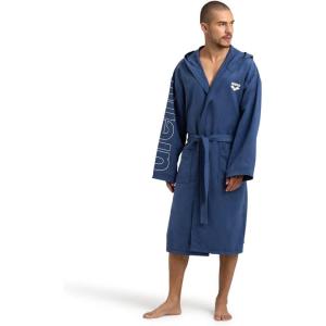 Arena Unisex Core Soft Robe Bathrobe(Navy-white)
