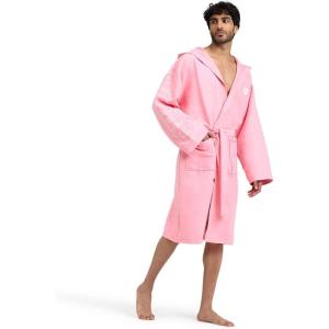 Arena Unisex Core Soft Robe Bathrobe(Pink-white)