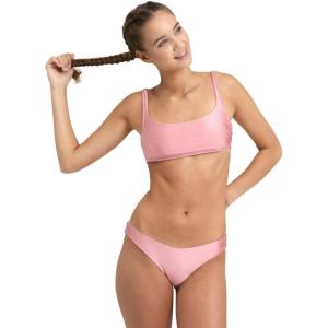 Arena Women’s Bikini Set Two-Piece Beach and Pool Swimsuit Quick Drying Extra Soft Stylish Colors(Pink Powder)