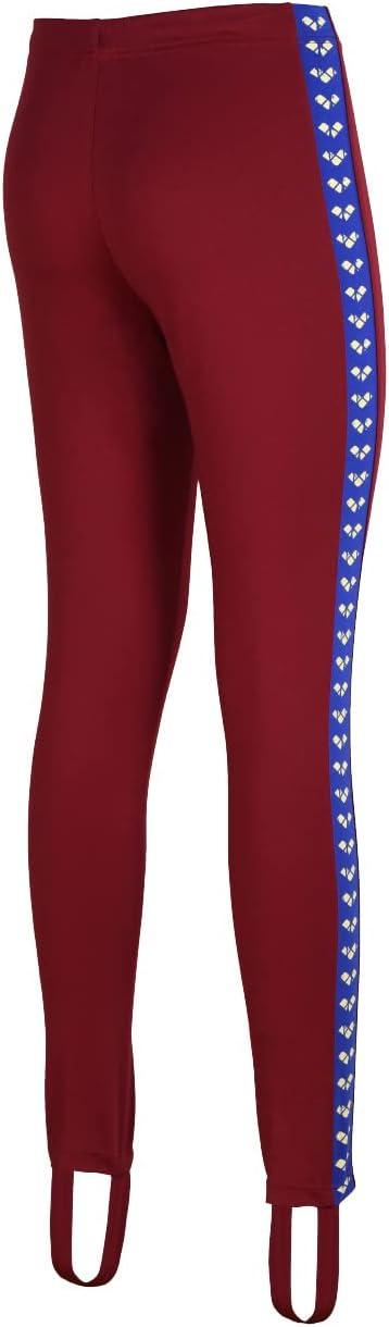 imageARENA Womens Solid Caroline Team Stirrup Pant Gym Workout Sports Leggings Drawstring SweatpantsBurgundyNeon BlueButter