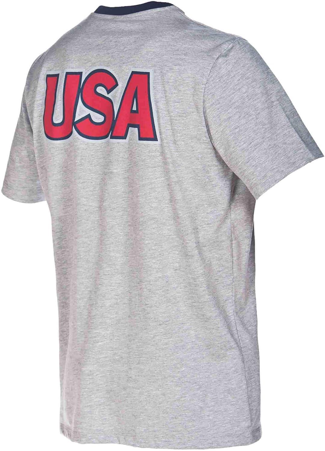 imageArena Standard Official USA Swimming National Team Unisex TShirt Medium Grey MelangeNavy SMedium Grey Melange Navy