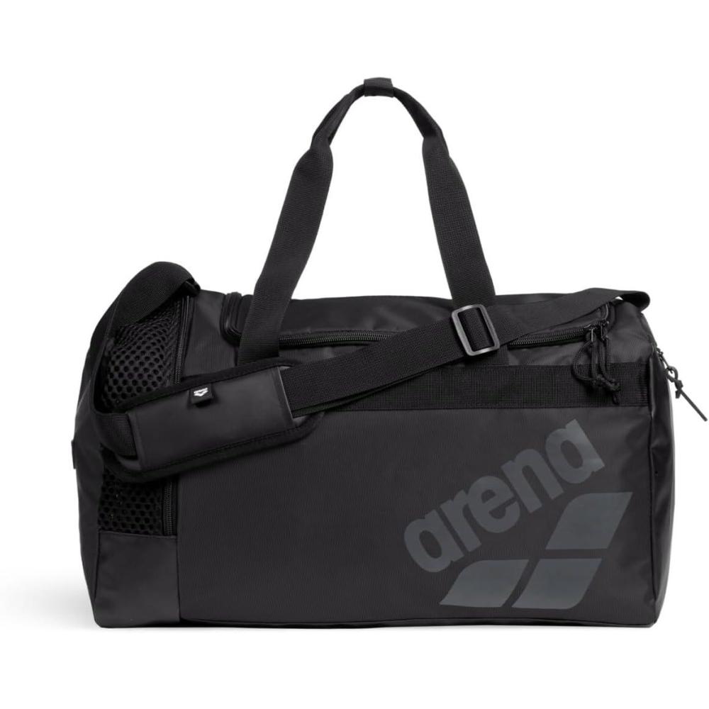 imageARENA Unisex Arena All Set Duffle Bag Cabin Size Compact Team Luggage Travel Tote 40 LitersBlack