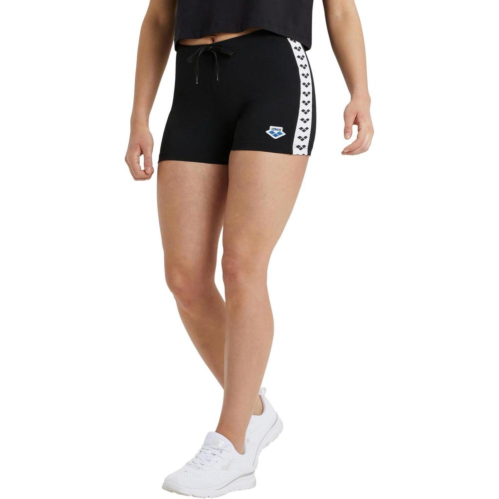 imageARENA Womens Icons Womens Lorella Team ShortsBlackWhite