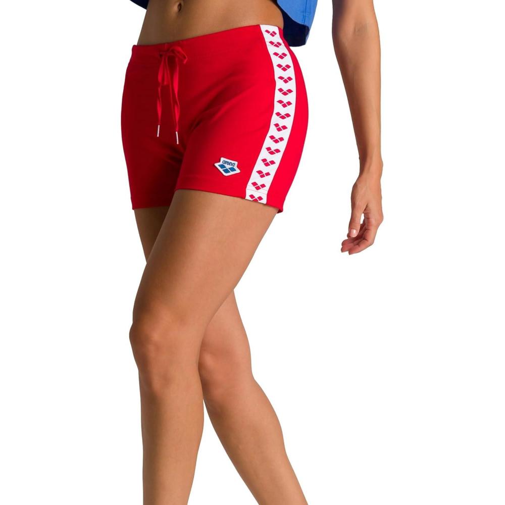 imageARENA Womens Icons Womens Lorella Team ShortsRed  White  Red