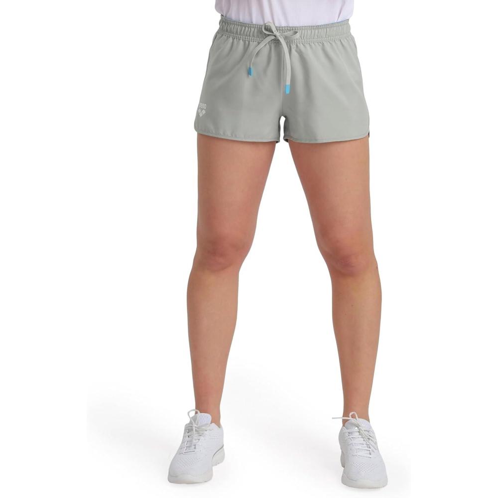 imageARENA Womens Team Solid 100 Polyester Athletic Shorts with Side Pockets and DrawstringJade