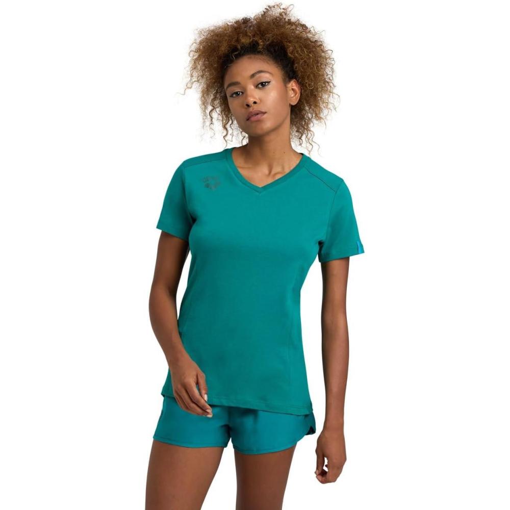 imageARENA Womens Team Womens Panel TShirtGreen Lake