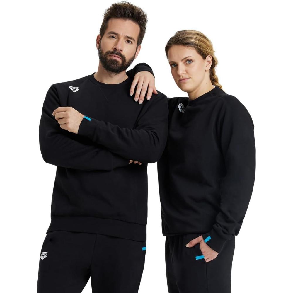 imageARENA unisexadult Unisex Solid Crew SweatshirtBlack