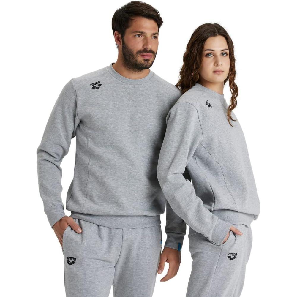 imageARENA unisexadult Unisex Solid Crew SweatshirtMedium Gray Heather