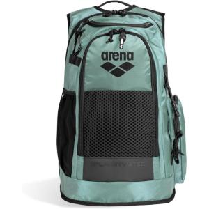ARENA All Set Sports Swim Backpack Athletes Gym Rucksack Multisport Daypack Large Size Training Gear Equipment Bag 45 Liters(Sage)