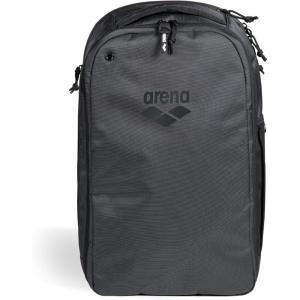 ARENA All Set Urban Backpack Work Leisure Gym Rucksack Multisport Daypack Medium Size Training Gear Equipment Bag for Teens Men Women, 30 Liters, Black