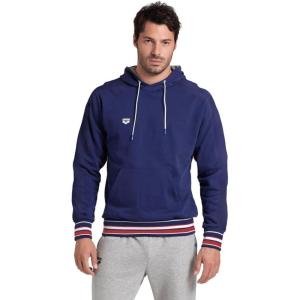 ARENA Unisex Adults Hoodie Sweatshirt Cotton Fleece Regular Fit Pullover Top(Navy Us)
